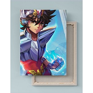 Quadro Decorativo Canvas Os Cavaleiros do Zodíaco Seiya de Pégaso 01